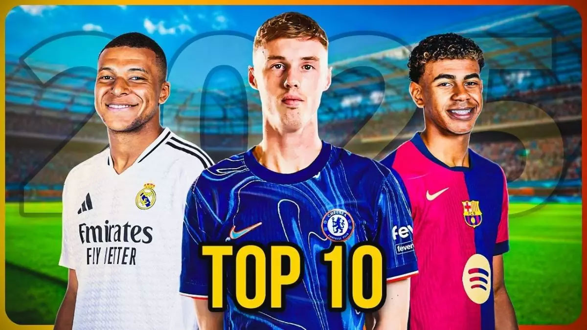 ستاره های آینده فوتبال در ترنسفرمارکت