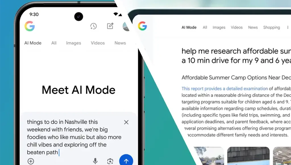 AI Mode گوگل از آینده جست‌وجو رونمایی کرد