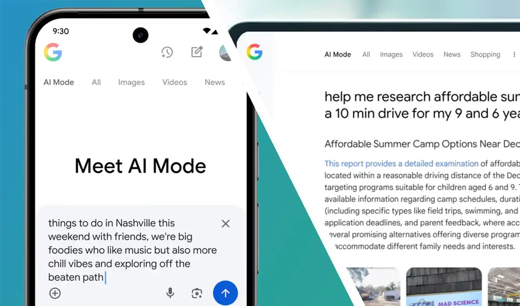 AI Mode گوگل از آینده جست‌وجو رونمایی کرد