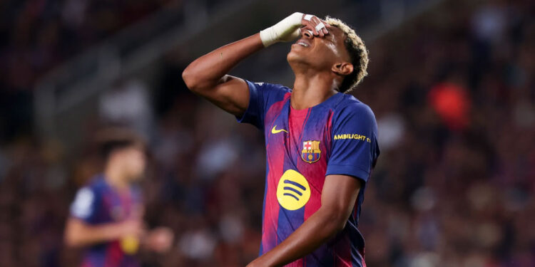 اختلاف تازه میان فدراسیون اسپانیا و بارسلونا بر سر مصدومیت یامال