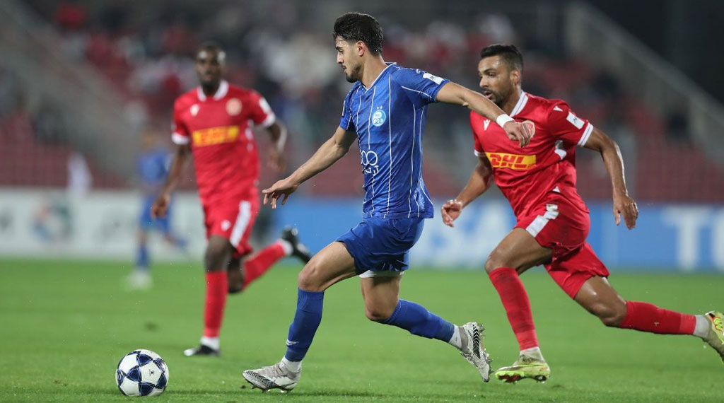 صعود مقتدرانه استقلال با برد ۳ بر صفر مقابل المحرق | خلاصه بازی