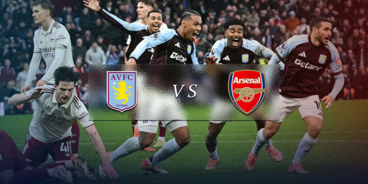 تقابل مدعیان در امارات؛ آرسنال صدرنشین میزبان استون‌ویلای آماده