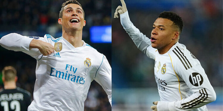 امباپه در آستانه شکستن رکورد تاریخی رونالدو در رئال مادرید