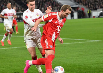 هت‌تریک هری کین و پیروزی ۵ بر صفر بایرن مقابل اشتوتگارت