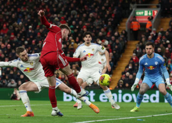 توقف لیورپول مقابل لیدز در آنفیلد؛ سال نو بدون گل آغاز شد