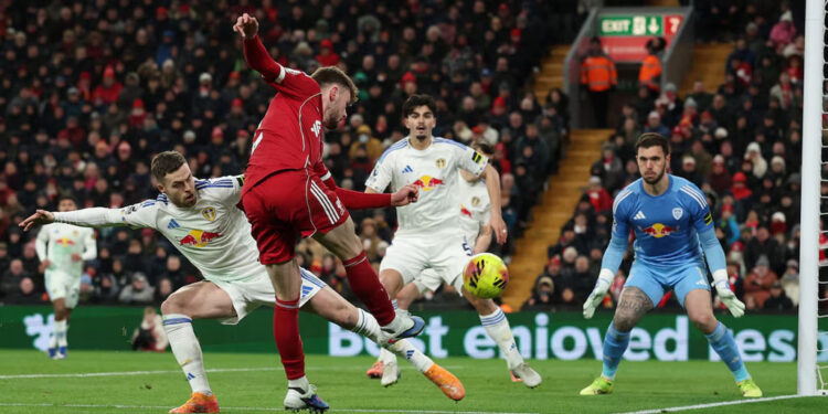 توقف لیورپول مقابل لیدز در آنفیلد؛ سال نو بدون گل آغاز شد